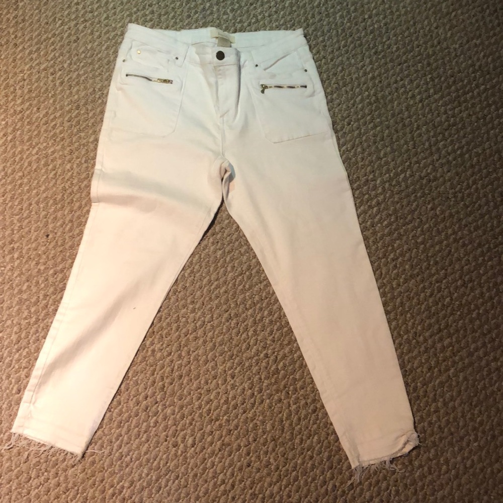 Size 15/16 Liquidx white denim. Never worn